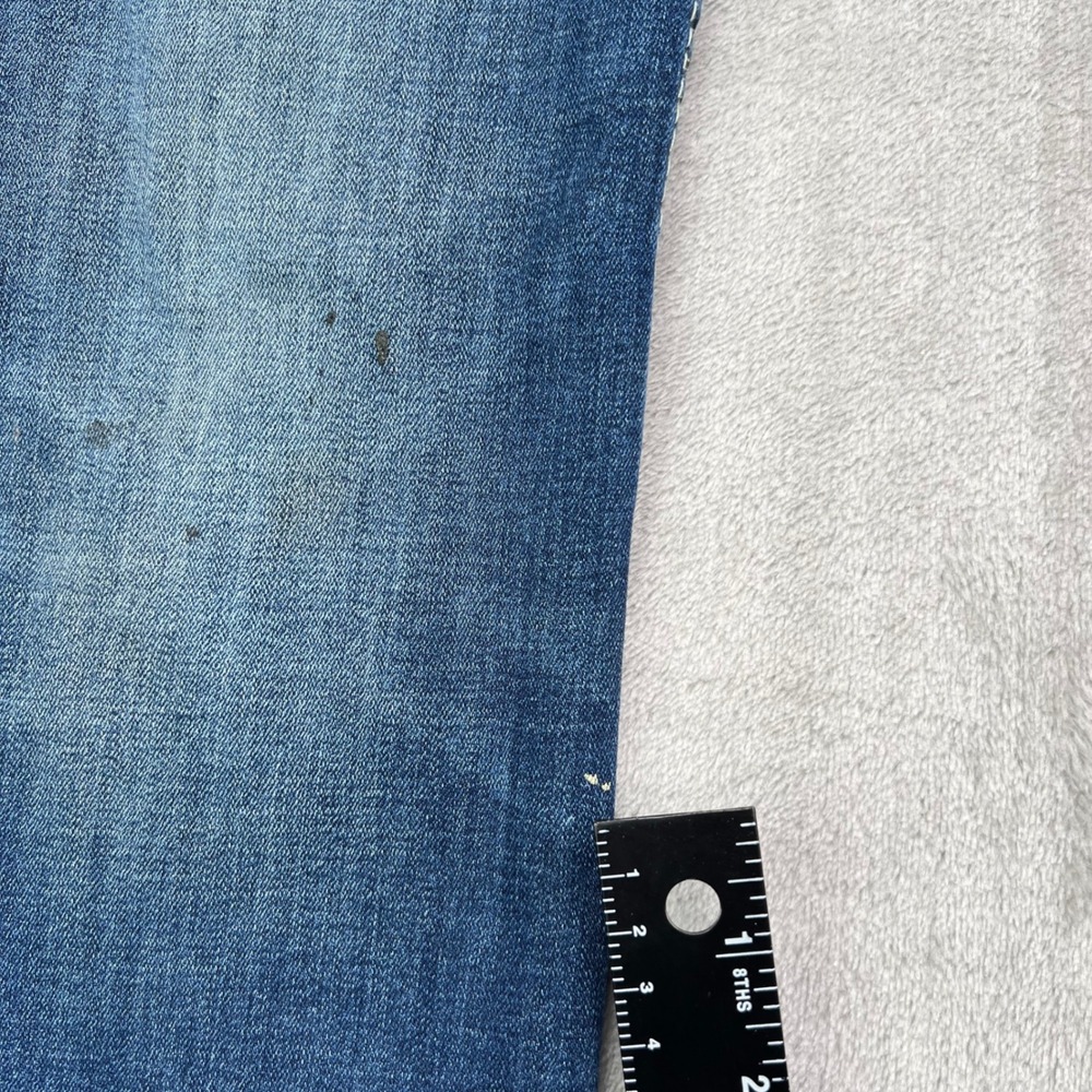 BKE Jake Straight Jeans Mens 29x34 Blue Wash Embroidered Coolmax Performance - Picture 6 of 16